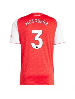 Billige Arsenal Cristhian Mosquera #3 Hjemmedrakt 2025-26 Kortermet